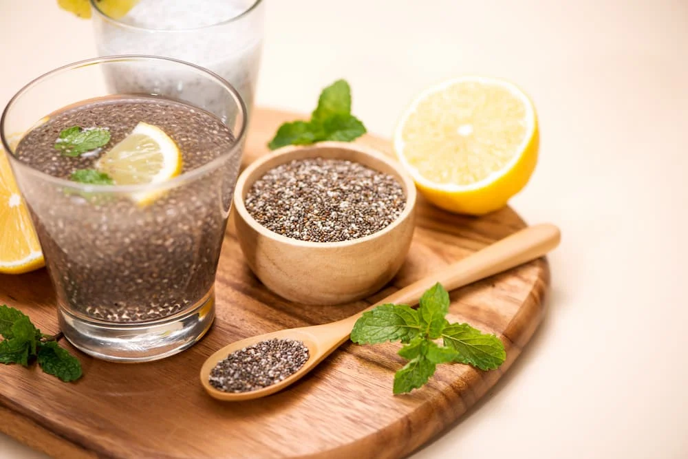 Kombucha Chia Wasser Rezept zum Abnehmen