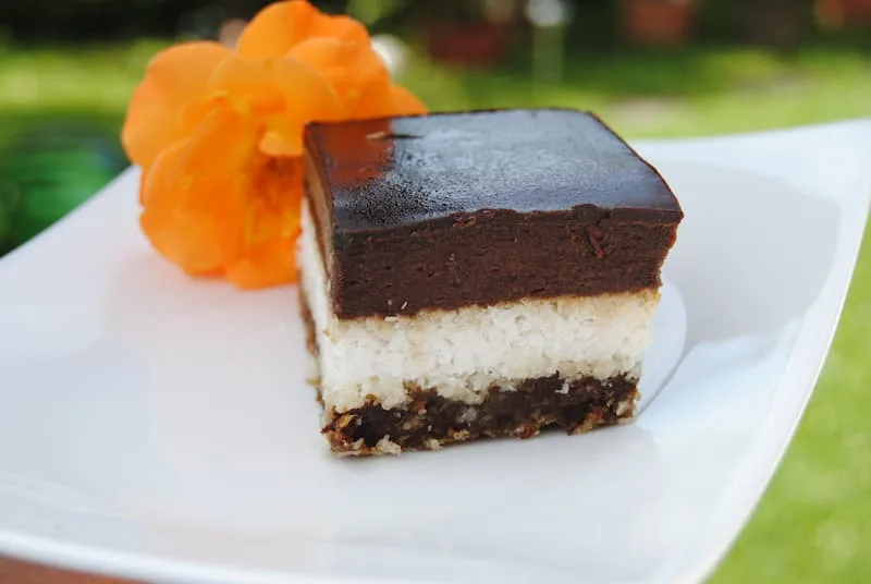 Rohkost Bounty Kuchen